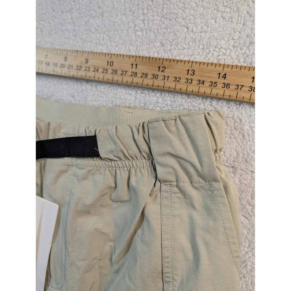 An Action A Day Tapered Utility Cargo Pants Off White Ripstop Cropped L Gorpcore